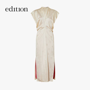 edition | Designer Silk Embroidered Qipao Dress