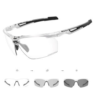 SCVCN Photochromic Cycling Glasses Men MTB Cycling Sunglasses Road Bike Glasses UV400 Bicycle Glasses Outdoor Sports Sunglasses