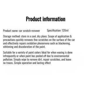 🔥Limited Discount🔥Car Scratch Deep Repair Polishing Paste/ Car Scratch Wax/ Car Paint Deep Repair Paste/ Vehicle Polishing Paste/ White Car Magic Repair Paste/ Scratch Remover