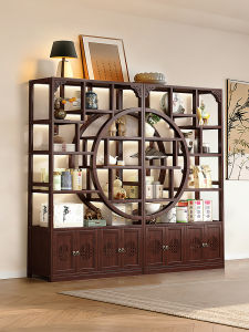 ZHISHANYUAN | New Chinese Style Display and Storage Curio Shelf