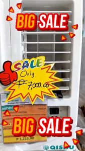 QISHU 0.75HP Window Type Aircon Non-Inverter QSW-7CM