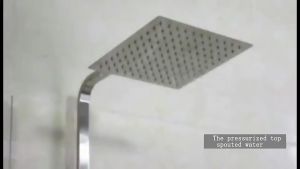 Bộ vòi hoa sen tắm nóng lạnh vuông mờ CHÍNH HÃNG YAMATO ST104 - cây sen tắm nóng lạnh thân vuông inox 304 không chì phù hợp với mọi không gian tắm.