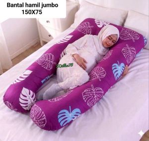 BANTAL KEHAMILAN.BANTAL HAMIL.BANTAL HAMIL JUMBO. MOTIF 2 SISI.