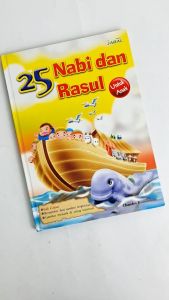 Buku Cerita Anak 25 Nabi & Rasul Hard Cover Kertas Art Paper Full Color - Penerbit Jabal