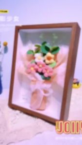 Hollow 3D Square Picture Frame for Dry Flower and Plant Specimens