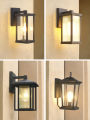 Outdoor Wall Mounted Lamp Waterproof Sunroom Yard Light European Super Bright Courtyard Outdoor Entrance Patio Exterior Wall Hanging Lamp. 