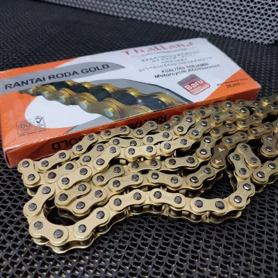 RANTAI RODA 428H GOLD EMAS 110L 112 120L 128 140