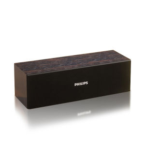 Philips | PHILIPS SPA3609 DesktopSpeaker With 53mm Dynamic Driver Pure Human Voice Surround Sound Effect And Wooden Shell Design