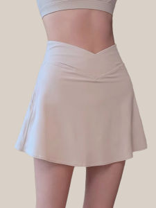 YANSE | Quick Drying Anti-Flap Ice Silk Sports Skirt High Waist Mini
