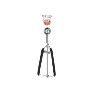 Stainless Steel Ice Cream Scoop Cookie Scoop Multipurpose Ice Cream Spoon Fruit Scooper Melon Ball Dough Baking Kitchen Tools