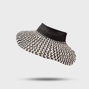 BILLI ZILLY | French Elegant Style Wide Brim Straw Hat Women Summer Travel Outdoors Sun Protection Empty Top Hat Outdoor Sunshade Cap