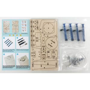 Educational DIY Water Powered Mechanical Arm Toy for Primary School Students STEM Small Invention Assembly Intelligence Enhancement