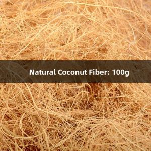 MONLEYTA | Natural Coconut Fiber Nesting Material Bird Nest Bedding Straw Reproduction Box Parrot Warmth Nesting Pad Bird Feathers Hay