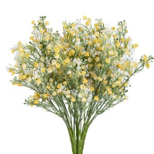 5 Nĩa Nhân Tạo Gypsophila Hoa Cây Cho Đám Cưới Cô Dâu Bó Hoa Giáng Sinh Trang Trí Nhà Bình Hoa DIY Tặng Chụp Ảnh Chống Đỡ
