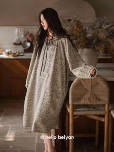 BEIYAN | Modern Retro Style Modal Cotton Sleepwear for Spring and Autumn