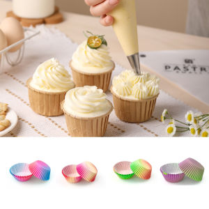 100 Pieces Cupcake Paper Liners Mini Non-Stick Muffin Baking Molds DIY Pastry Chocolate Home Kitchen Bakeware