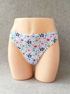 Cute Cartoon Printed High Waist Midship Underwear for Women Pure Cotton Breathable Underpants Ladies Innerwear