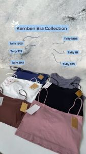 Tally 1806 Kemben Bra BH Bralette Tanktop Wanita | Busa Tipis | Fit to L - XL Ada Cup Bahan Rajut