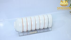 Giá để chén bát inox 304 cao cấp Senhome SH-GC31 kệ xếp chén bát có 8 ngăn chứa