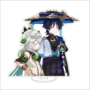 Bandai | 16CM Anime Genshin Impact Nahida Cos Acrylic Hình Trang Trí Bàn Làm Việc Đồ Trang Trí Dễ Thương Quà Tặng Sưu Tập Giá Đỡ Cho Người Hâm Mộ