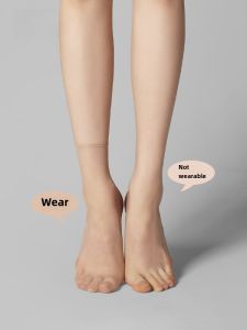 Tất Ngắn La Setta Crystal Siêu Mỏng Cho Nữ Mùa Hè Mỏng Trong Suốt Vô Hình Tinh Khiết Nylon Chất Lượng Cao Thoáng Khí Thoải Mái