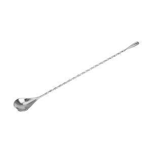 Mixing Cocktail Spoon 30/40cm Stainless Steel Stir Spoon Bar Tool Spiral Pattern Bar Teadrop Spoon Bartender Tools
