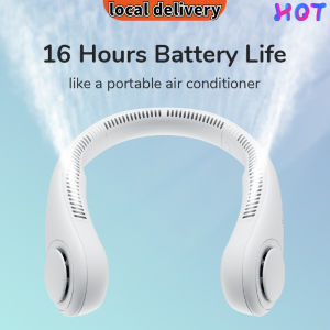 Portable Neck Fan Battery USB Rechargeble Bladeless Cooling Office Fans (4000mAh) 掛脖風扇