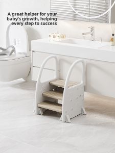 Modern Simple Child Stool Handrail Step Bench Toilet Footrest Washing Stool Plastic Childrens Furniture Toy Stool/Pedal Stool