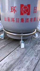 New Gas Tank Holder with wheels landege Propane Cylinder Base Propane Tank Stand Dolly Gas Tank Rack
