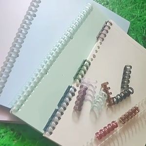 Loose-Leaf Binding Ring,Multifunction Multi-Color Helpful and Practical Durable and Undeformed 30 Hole Non-Toxic No Smell Plastic Easy to Turn Pages and Protect Paper Easy to Use for A4 A5 B5 Paper