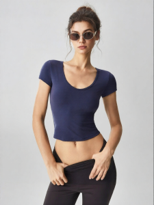 MITAOGIRL | V-Neck Breathable Quick-Dry T-Shirt