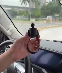 Holder Hp Motor Stang Sepeda Motor Stand Penyangga Hp Di Mobil Aman Anti Guncangan HM-36