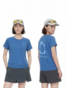 Áo Thun Nữ Đánh Dấu Đối Sắc Giảm Cân