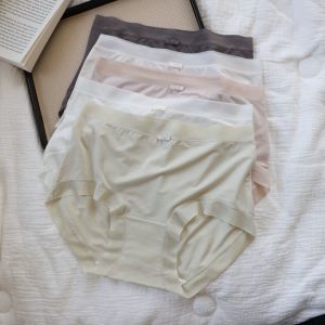 New Womens Triangle Panties 5-Pack Boxed Butt-Lifting Elastic Modal Cotton Breathable Short Underwear Briefs Mid-High Waist