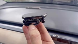 1080 ° Giá Đỡ Điện Thoại Trên Ô Tô Từ Tính Có Thể Xoay Được Giá Đỡ Bằng Nhôm Có Thể Gập Lại Tương Thích Với iPhone/Xiaomi/Huawei Phụ Kiện Ô Tô Đa Năng