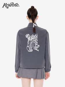 keypotegolf | Womens Stretch Golf Jacket with Back Logo Embroidery