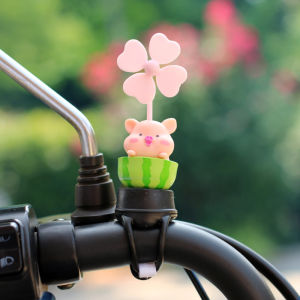 Adorable Windmill Electric Car Decoration Monkey King Motorcycle Cartoon Animal New Model Car Interior Accessories Joycs Brand