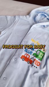Hooded Overall Jumpsuit Frogsuit for Newborn Baby | 0-6mos | Bliss Baby Stuff