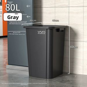 ABEPC | Covered Large Capacity Trash Can for Home Office Bathroom