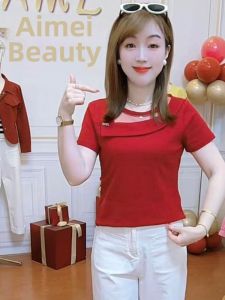 YOUFAN | Fashionable Design Sense Short Korean Style T Shirts