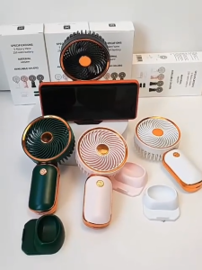 🌷พัดลมพกพา🌷พัดลม USB ชาร์จแบบพกพา พัดลมขนาดเล็ก พัดลมมือถือ สีพาสเทล พกพาสะดวก พร้อมส่ง🚚💨