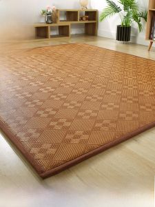 พวงกุญแจนอนกลางแจ้งสไตล์ญี่ปุ่น พับได้ ผ้าไวนิลสำหรับเตียง Tatami ผ้าไผ่ ผ้าเย็น ผ้านอน โซฟา ห้องนั่งเล่น ที่นอนแบบอเนกประสงค์