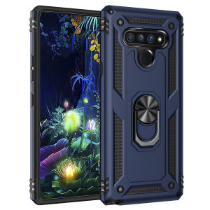 Shockproof 360° Rotating Metal Magnetic Ring Bracket Phone Case for LG Stylo 5 Stylo 6 K50 Q60 K51 K52 K53 Q61 K22 K32