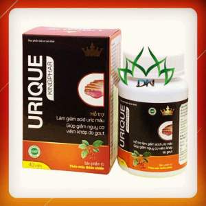 Viên Gout Urique Kingphar ( lọ 40 viên) - dùng cho người bị Gout