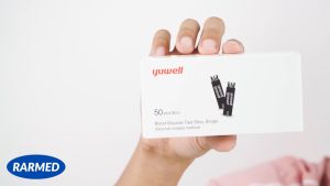 Hộp 50 que thử máy đo đường huyết Yuwell Y330 dùng cả năm