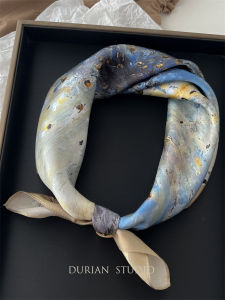 Silk Scarf Belt Countryside Style 100% Silk Thin Womens Scarf Spring Summer Autumn Versatile Accessory for All Ages