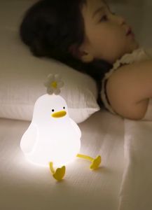 [Giao hàng 24 giờ⚡️] Vịt Led Đèn Ngủ USB Sạc Đèn Ngủ Đèn Silicon Cảm Ứng Công Tắc Trẻ Em Kid Trang Trí Phòng Ngủ Quà Tặng Sinh Nhật