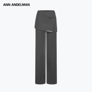 ANN ANDELMAN | Panel Design Loose Straight Trousers