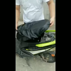 เบาะนั่งหนังยืดหยุ่นทั่วไป เบาะนั่งรถจักรยานยนต์ไฟฟ้าสำหรับทุกฤดูกาล หนังคุณภาพสูง กันน้ำกันแดด ทนทานต่อการขีดข่วนและการสึกหรอ✅COD✅