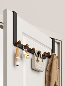 Extended Door-Back Clothes and Bag Hanger Hooks